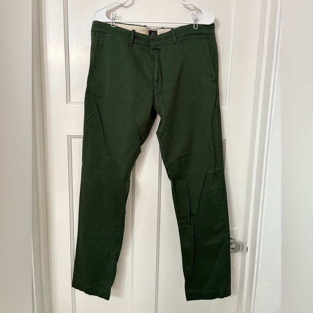 J. Crew Dark Green Chinos